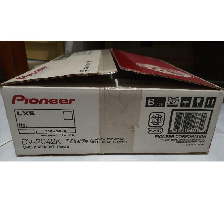 Pioneer DV2042K DVD Player, TV & Home Appliances, TV & Entertainment, BluRay & Media Players on