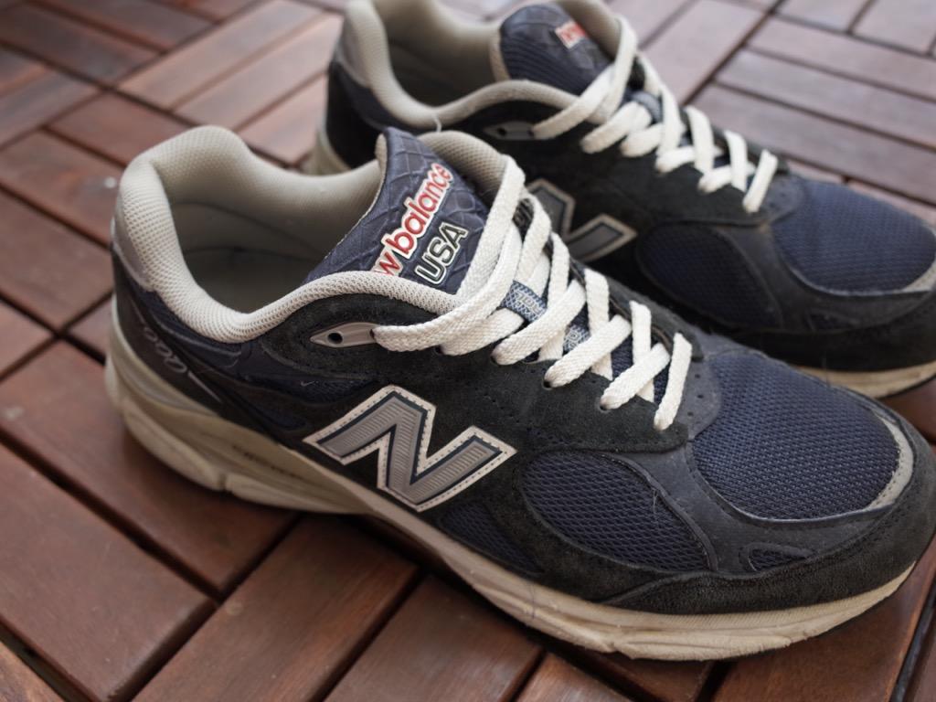 RARE New Balance 990 V3 Navy US9 Men s Fashion Footwear