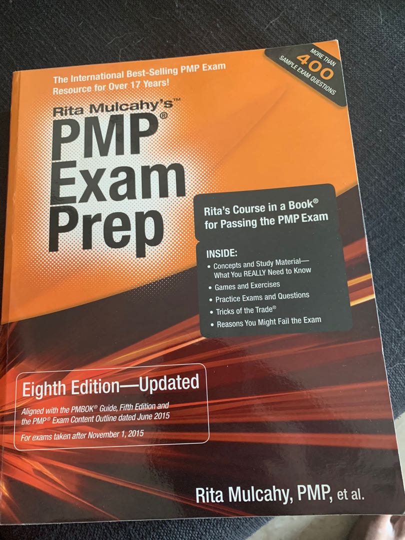 Rita Mulcahy’s PMP exam prep, Hobbies & Toys, Books & Magazines