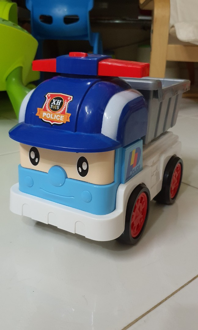 Robocar Poli Giant Dump truck Hobbies Toys Toys Games on