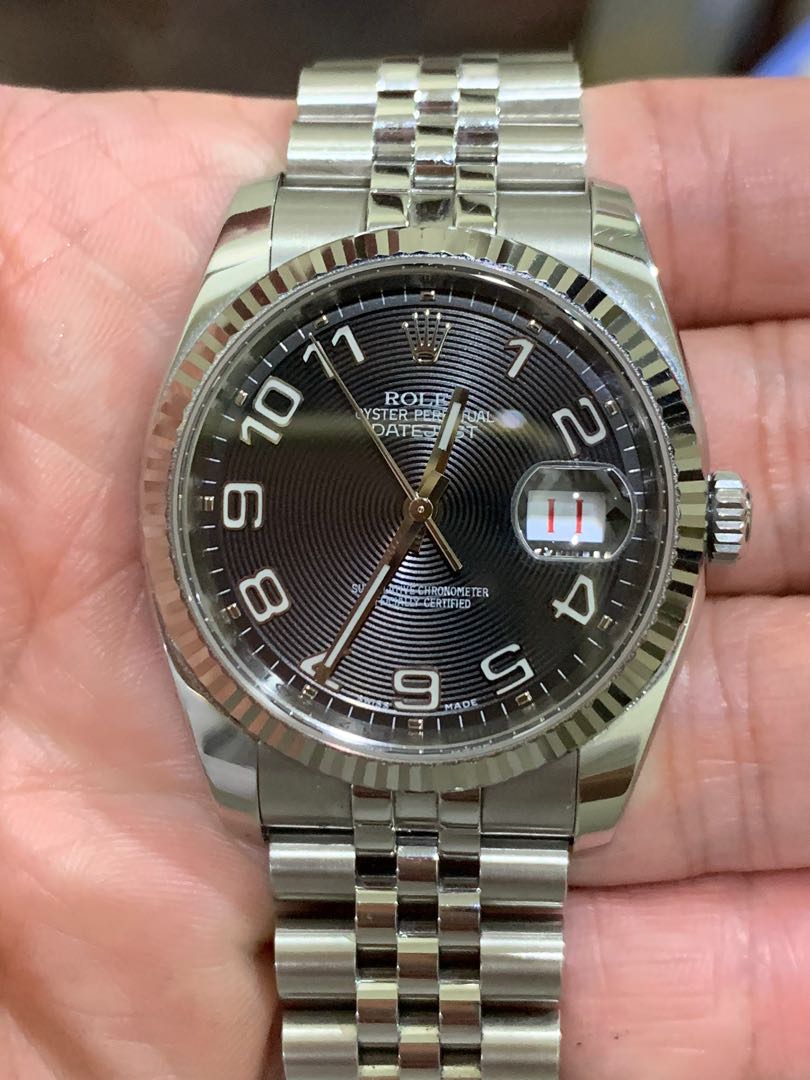 Datejust concentric sales dial
