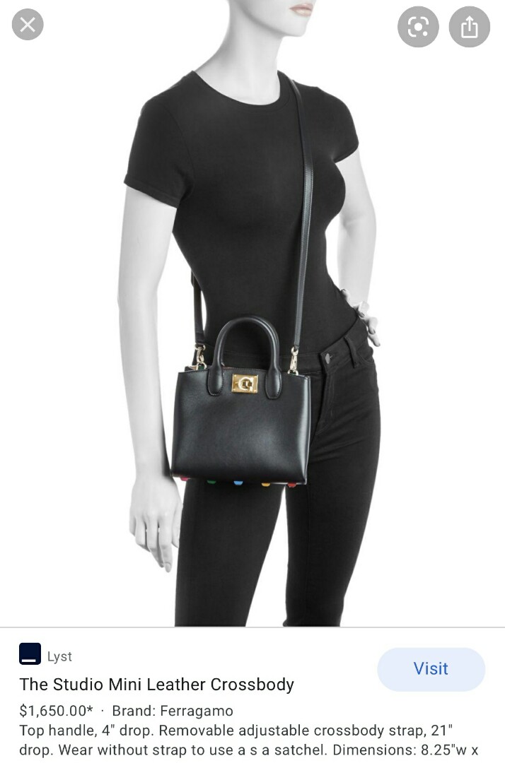 Ferragamo studio bag clearance mini