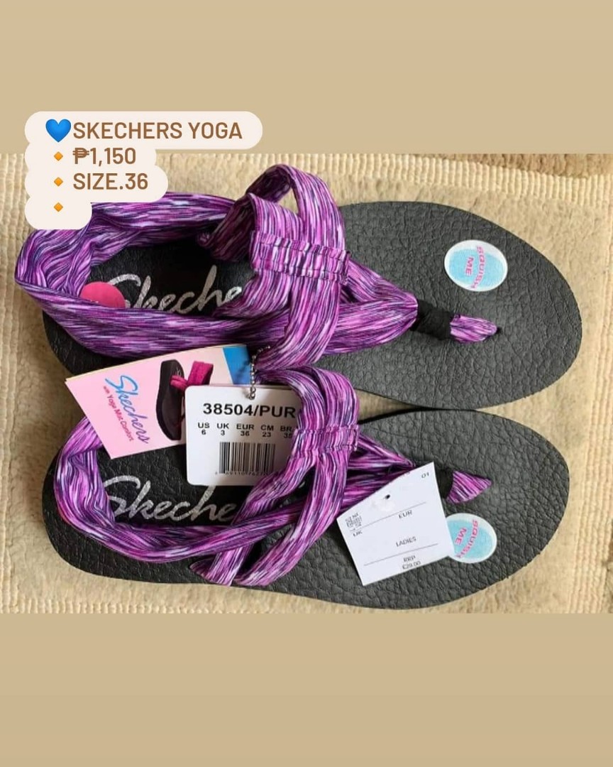 Skechers yoga mat flat, Women's Fashion, Footwear, Flats & Sandals