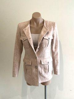 Buttoned Coat Pastel Pink 