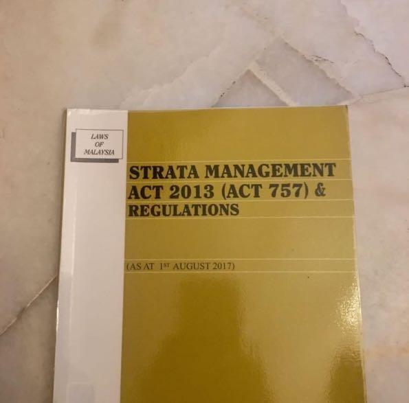 Strata Management Act Books Stationery Books On Carousell