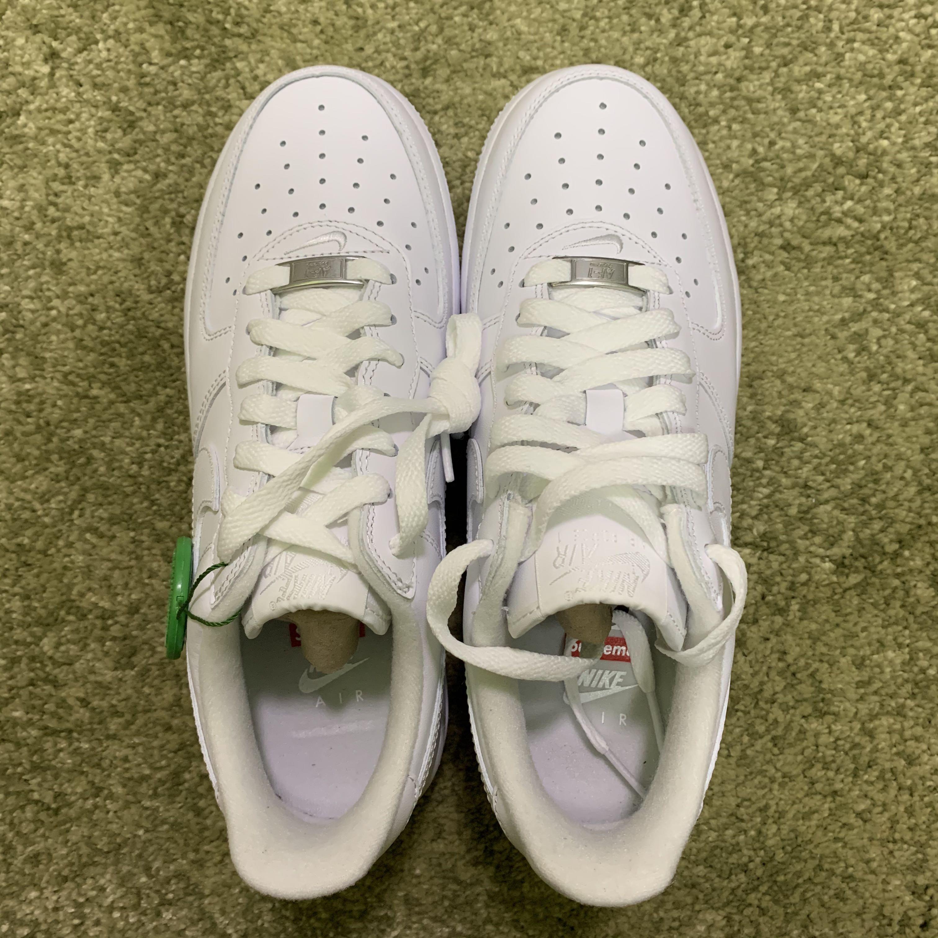 US 6 Supreme Nike Air Force 1 White AF1