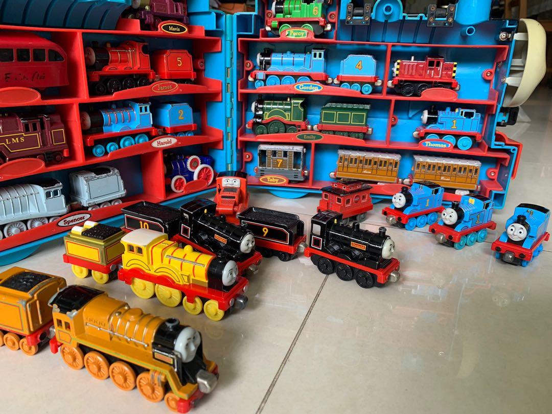 Thomas Train (Category: Vehicle & Diecast Models) located in Singapore. Submitted by soho10 (Listing ID 1042795021, Image 8). Description: Thomas the Train Metallic Trains with Thomas the train train display. Used. .
