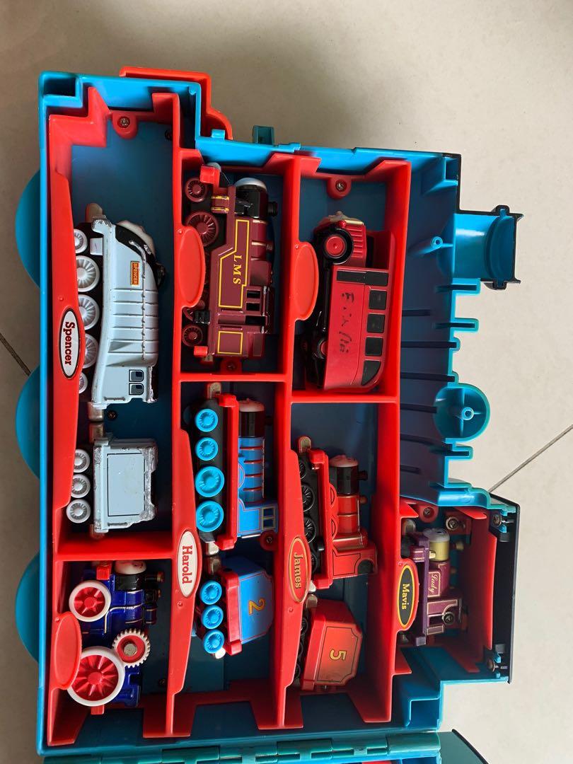 Thomas Train (Category: Vehicle & Diecast Models) located in Singapore. Submitted by soho10 (Listing ID 1042795021, Image 6). Description: Thomas the Train Metallic Trains with Thomas the train train display. Used. .