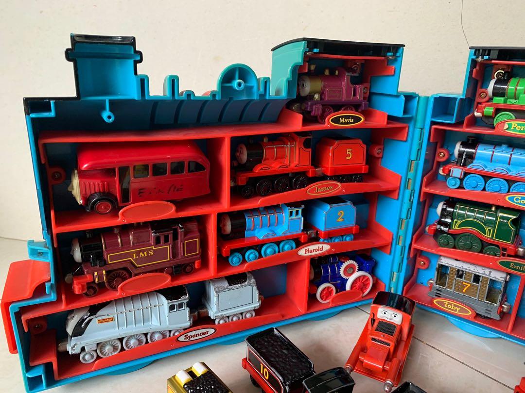 Thomas Train (Category: Toys & Collectibles) located in Singapore. Submitted by soho10 (Listing ID 1042795021, Image 3). Description: Thomas the Train Metallic Trains with Thomas the train train display. Used. .