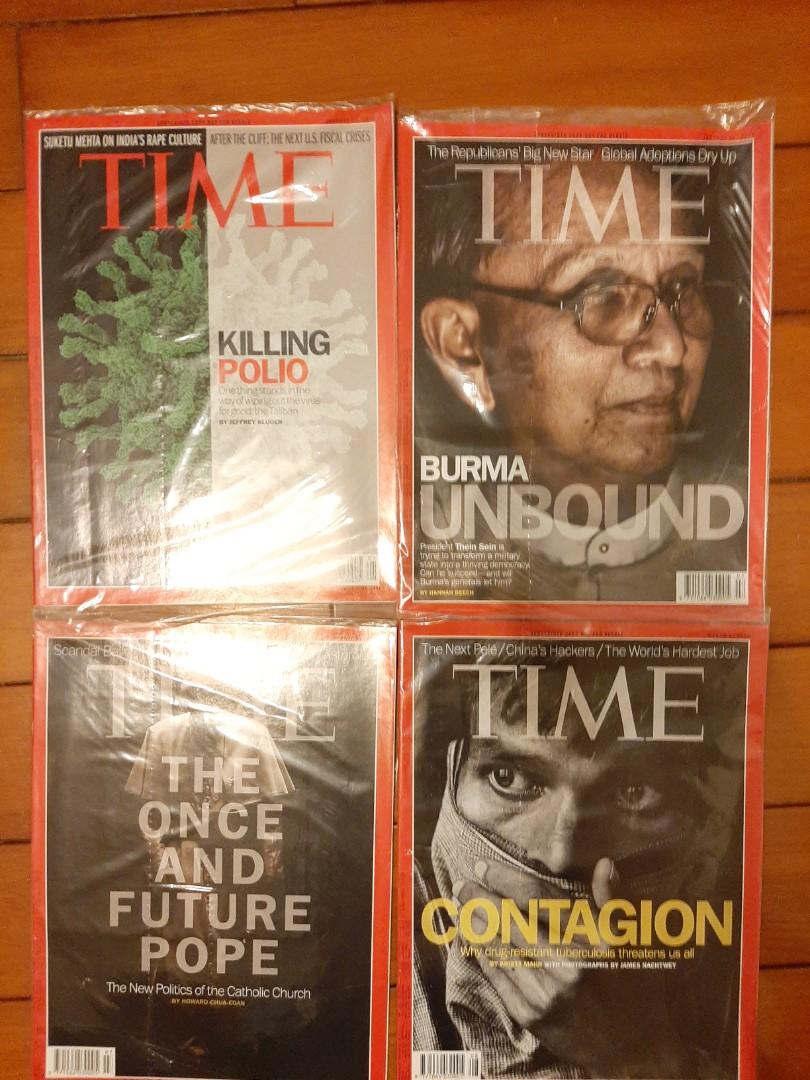 【Time magazine 時代雜誌】英文版, 書籍、休閒與玩具, 書本及雜誌, 雜誌在旋轉拍賣