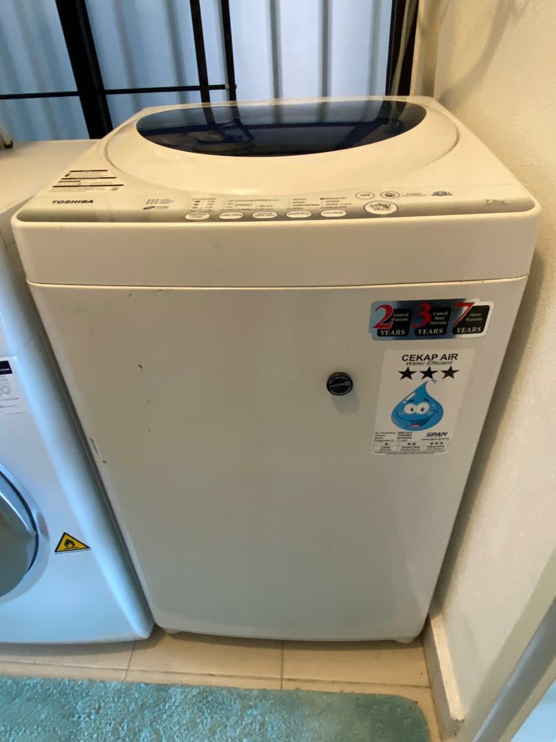 Toshiba Washing Machine 7 2 Kg Aw F820sm Electronics Others On Carousell