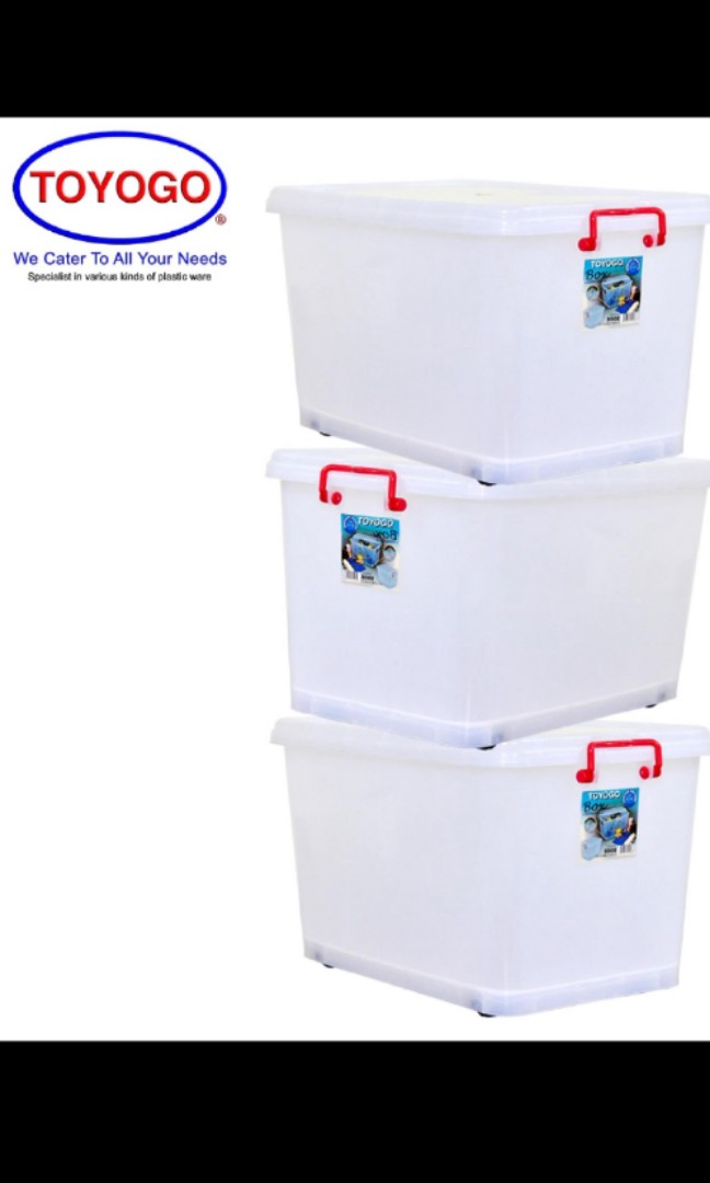Toyogo Storage Box 62.5 litres, Furniture & Home Living, Home