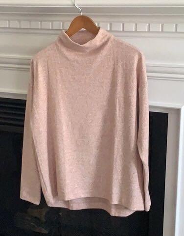 uniqlo soft knitted fleece high neck