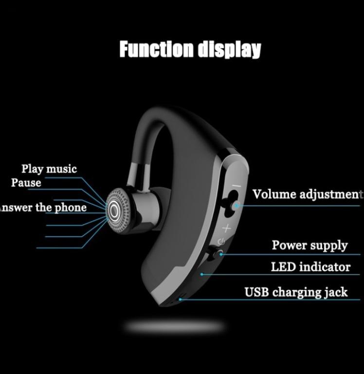 V9 bluetooth headset manual shop