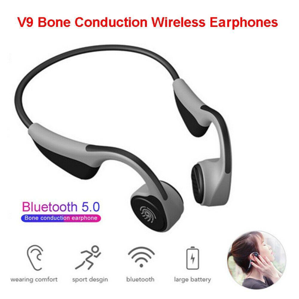 V9 wireless headphones bone conduction best sale