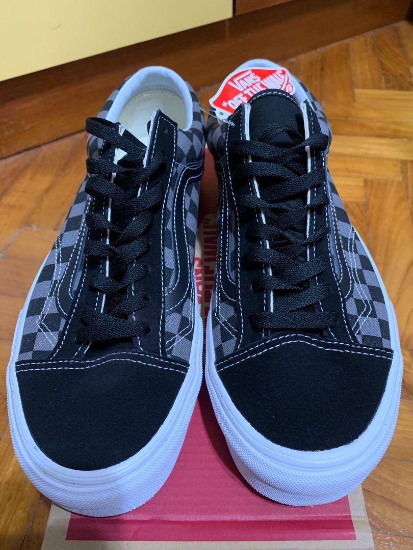 Checkerboard vans old outlet skool high tops