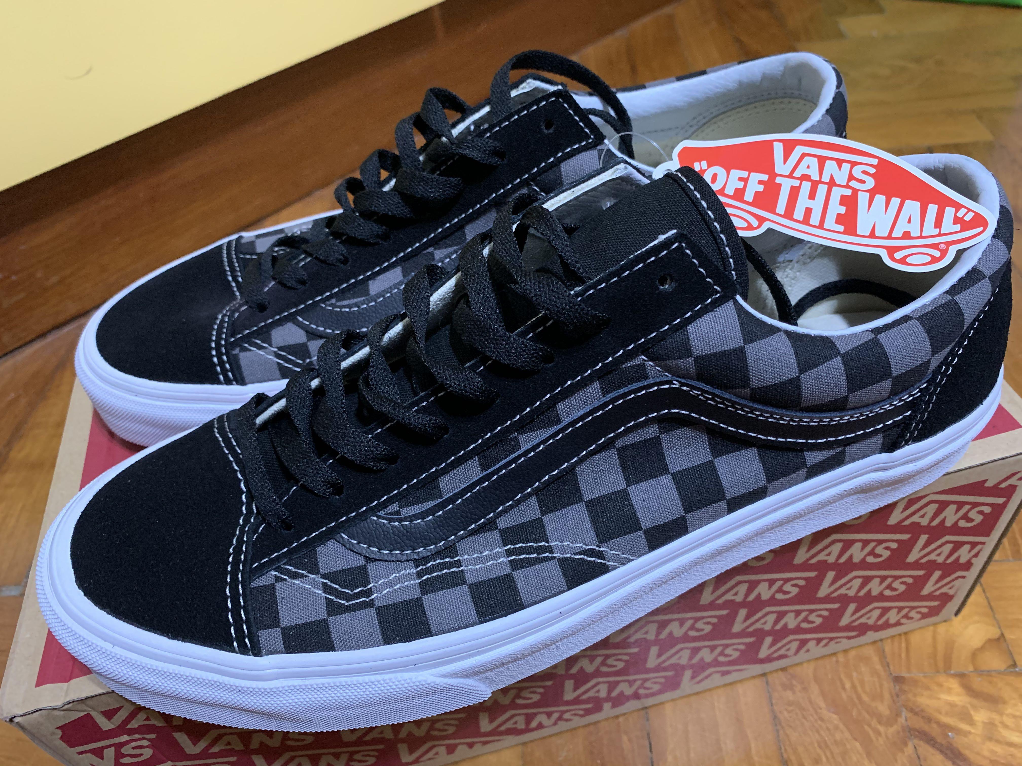 Vans Old Skool checkerboard Men s Fashion Footwear Sneakers