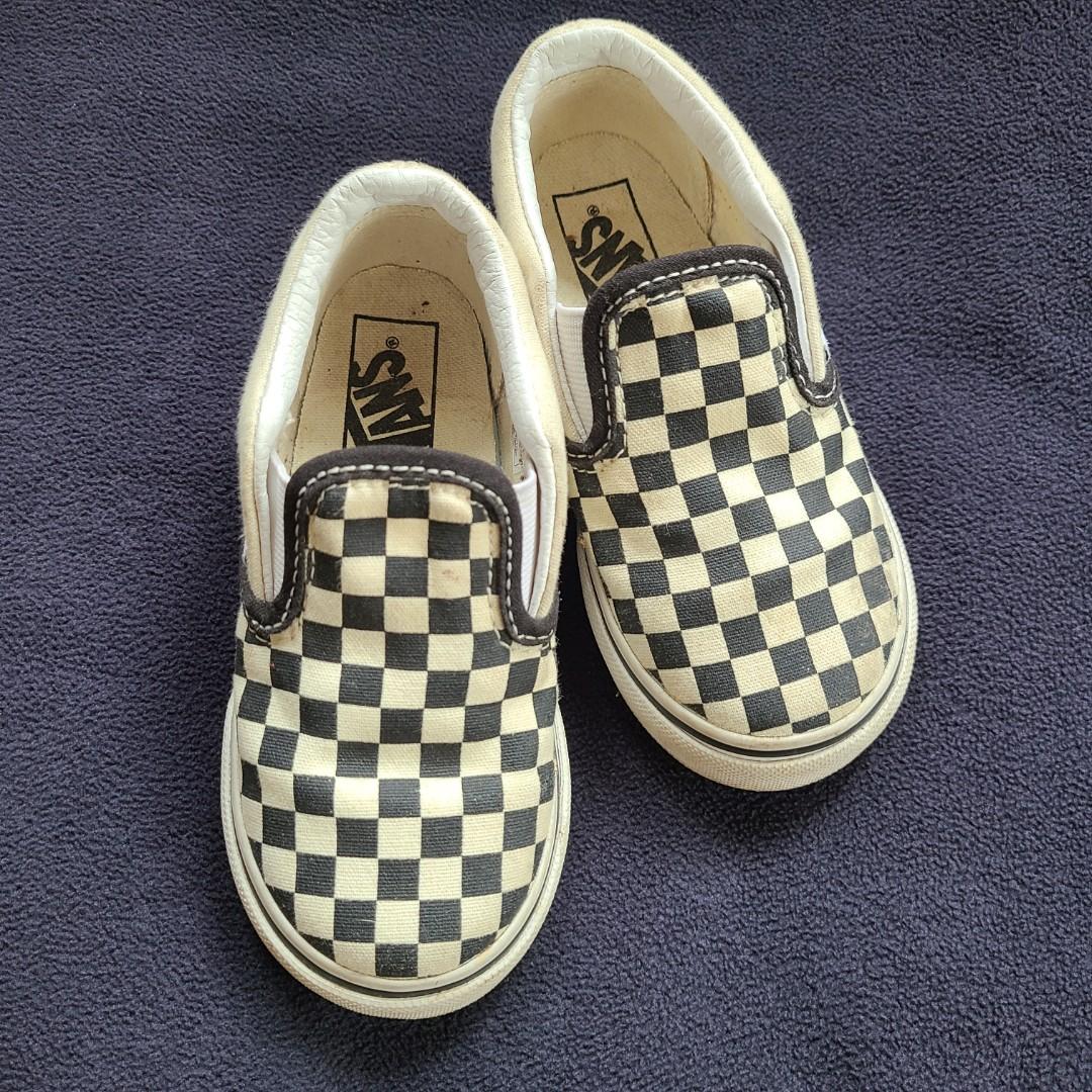 vans checkered boys