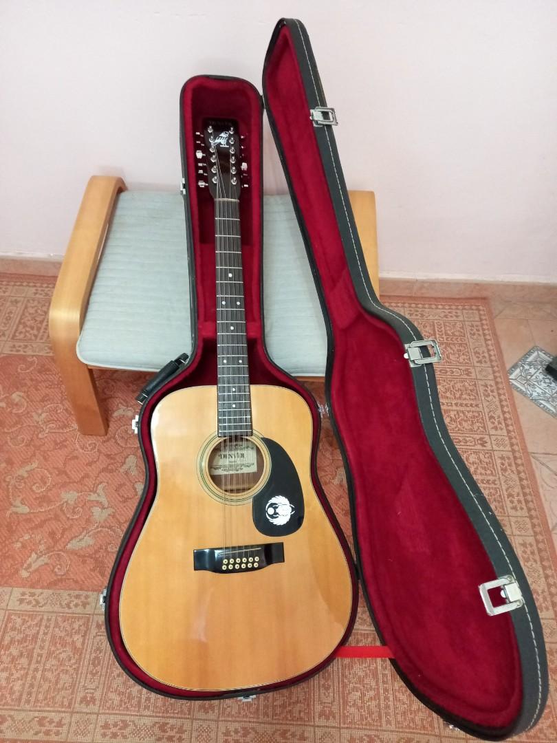 Vintage Denver 12 Strings Acoustic Guitar, Hobbies & Toys, Music & Media, Musical Instruments on