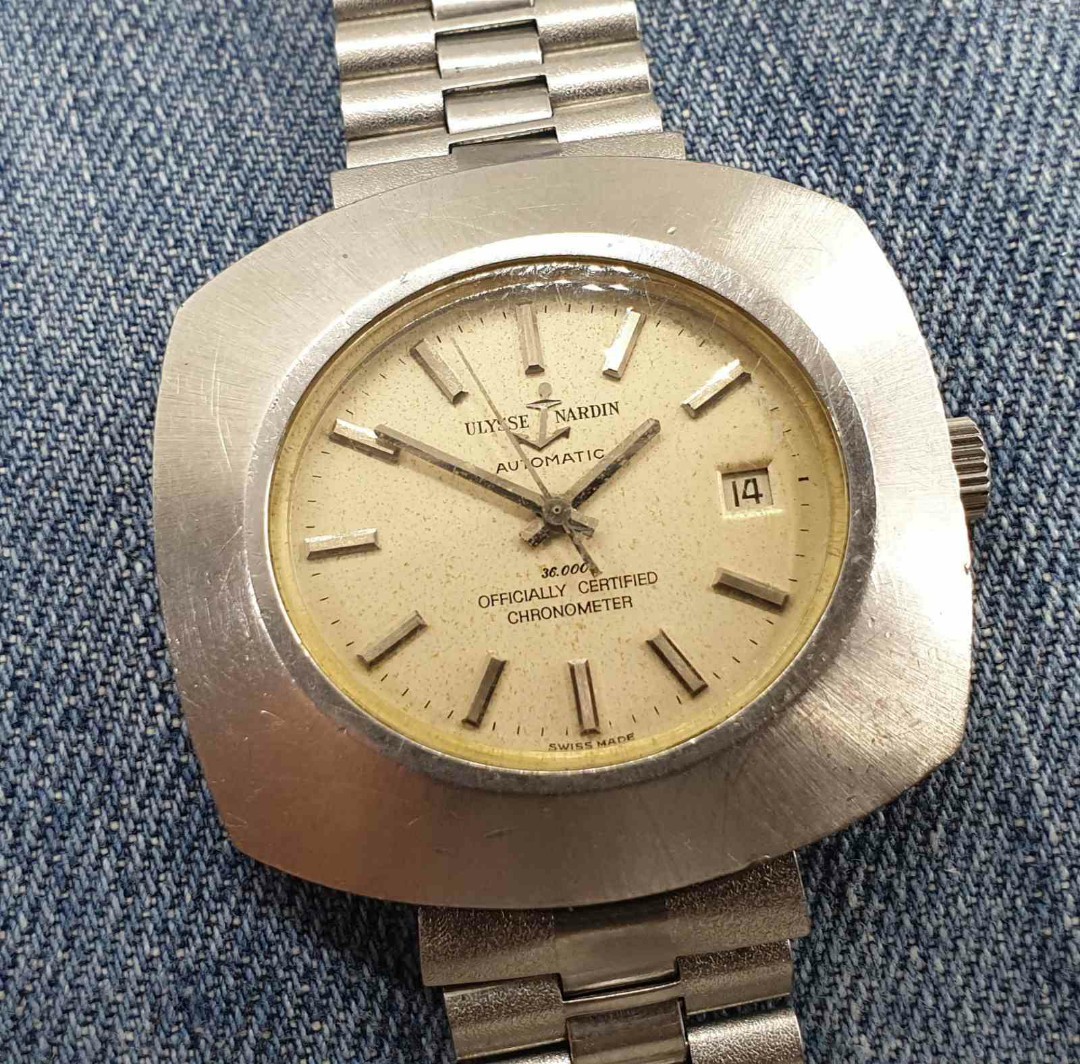 Vintage Rare 1970 Ulysse Nardin Chronometer Swiss Made Automatic Watch ...
