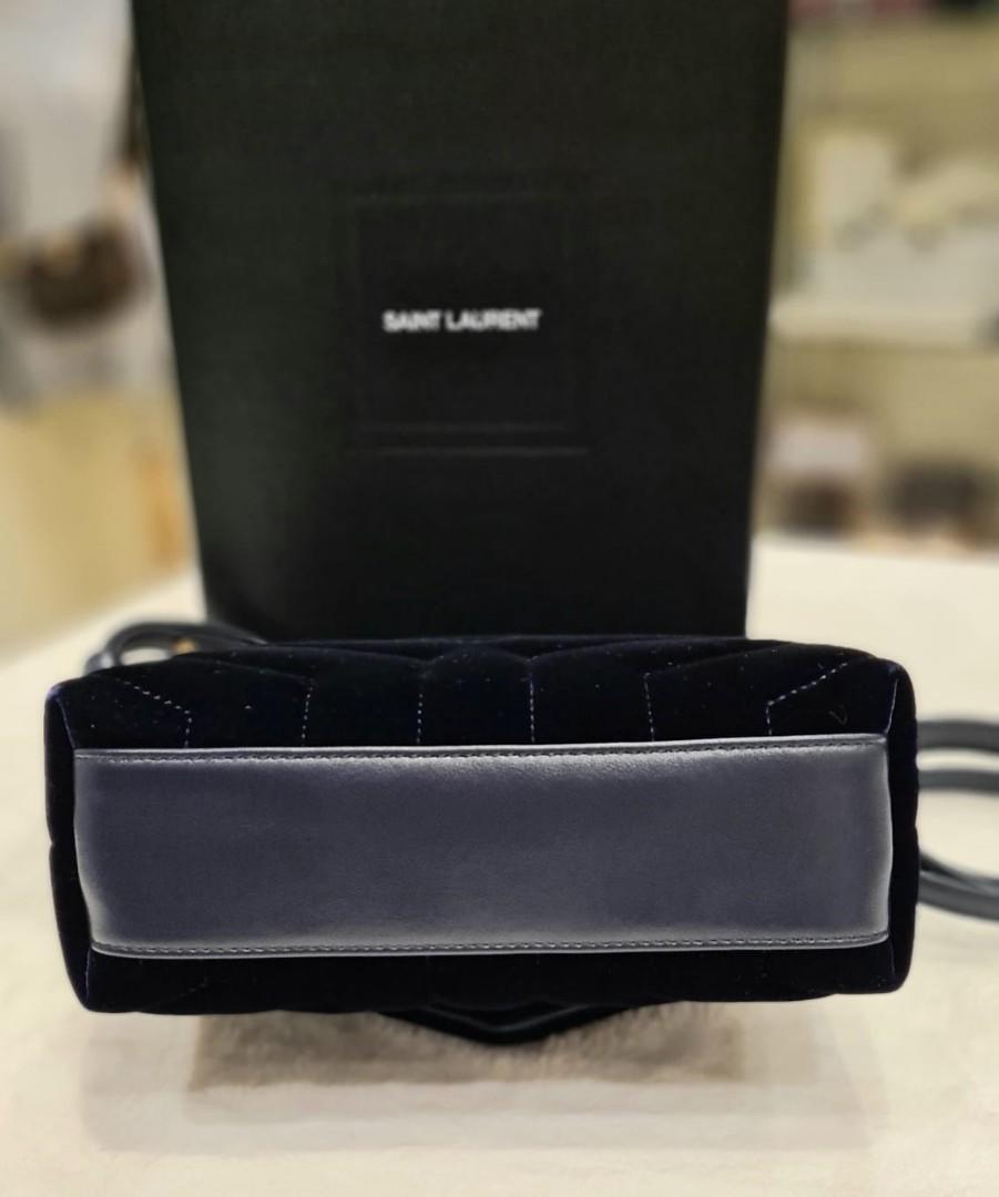 YSL Toy Lou Lou Monogram Velvet Crossbody Bag, Luxury, Bags & Wallets