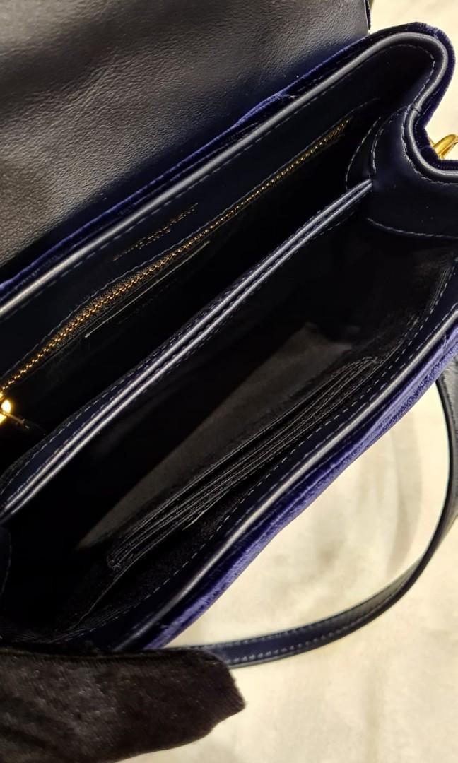 YSL Toy Lou Lou Monogram Velvet Crossbody Bag, Luxury, Bags & Wallets