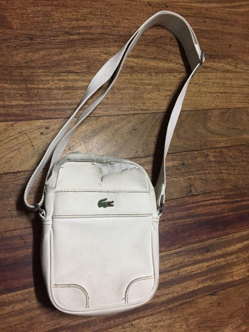 Lacoste sling bag original price sale
