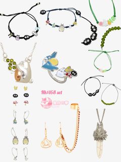 【Pre-order】Studio Ghibli US Limited Edition Jewelry Collection Black Cat Kiki's Delivery Service Ponyo Howl's Moving Castle Spirited Away Ojamajo Doremi Sailor Moon Cardcaptor Sakura Jiji Kiki Earrings Necklaces Rings Bracelets Totoro64219292019075110