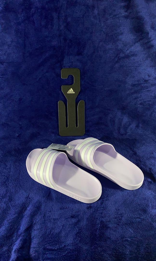 adilette purple tint