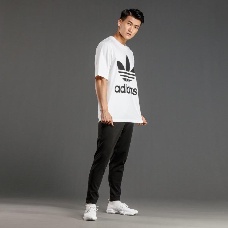 Adidas oversized online trefoil tee