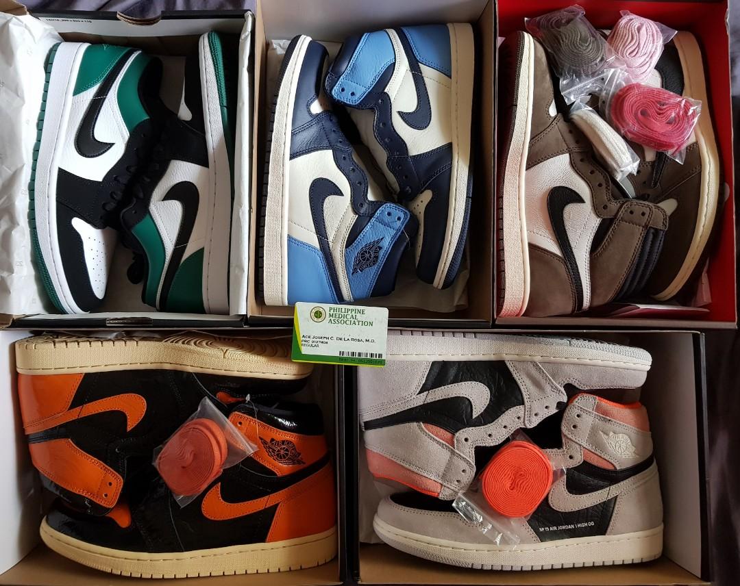 Air jordan 1 (Category: Sneakers) located in Manila. Submitted by loopermd (Listing ID 1043073658, Image 2). Description: Air jordan 1s ALL BNDS Air jordan 1 high travis scott size 8.5us 90k Air jordan 1 low mystic green size 8.5us 10k All BNDS with receipt.