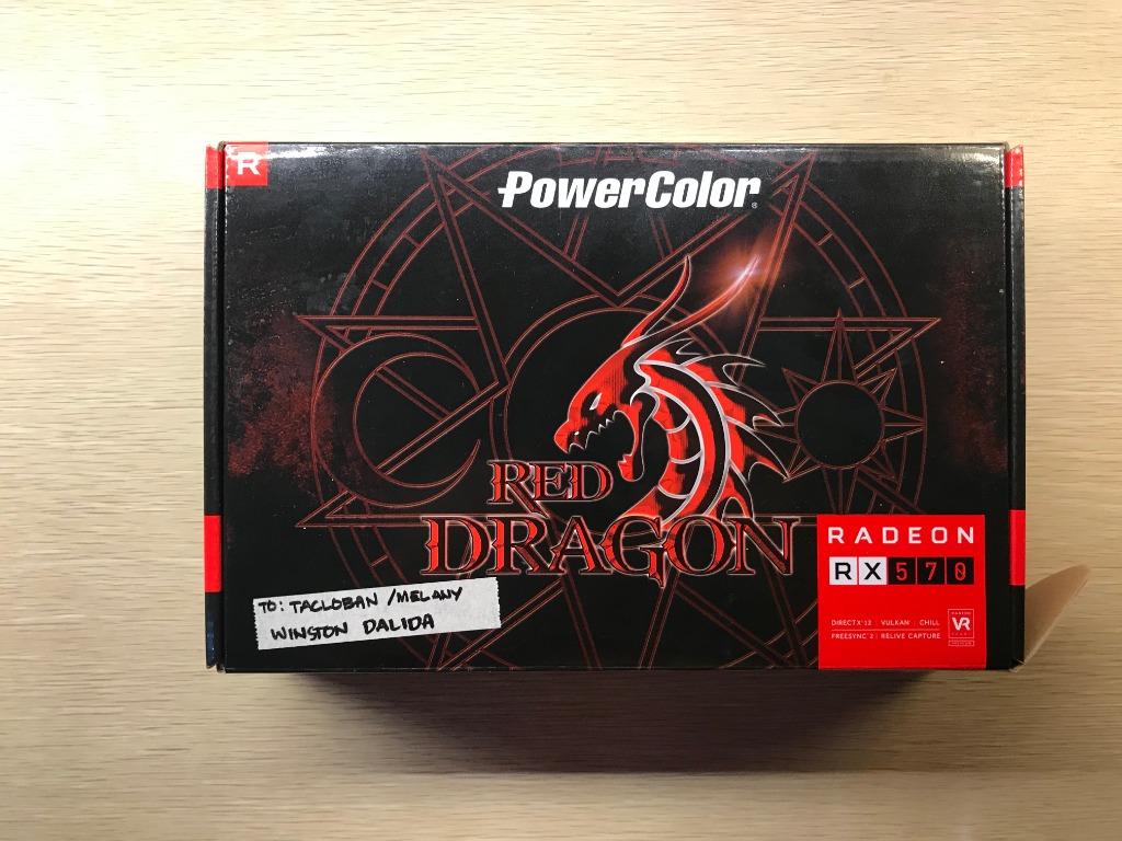 Powercolor Red Dragon Radeon Rx 570 4gb Gddr5 Electronics Computer Parts Accessories On Carousell