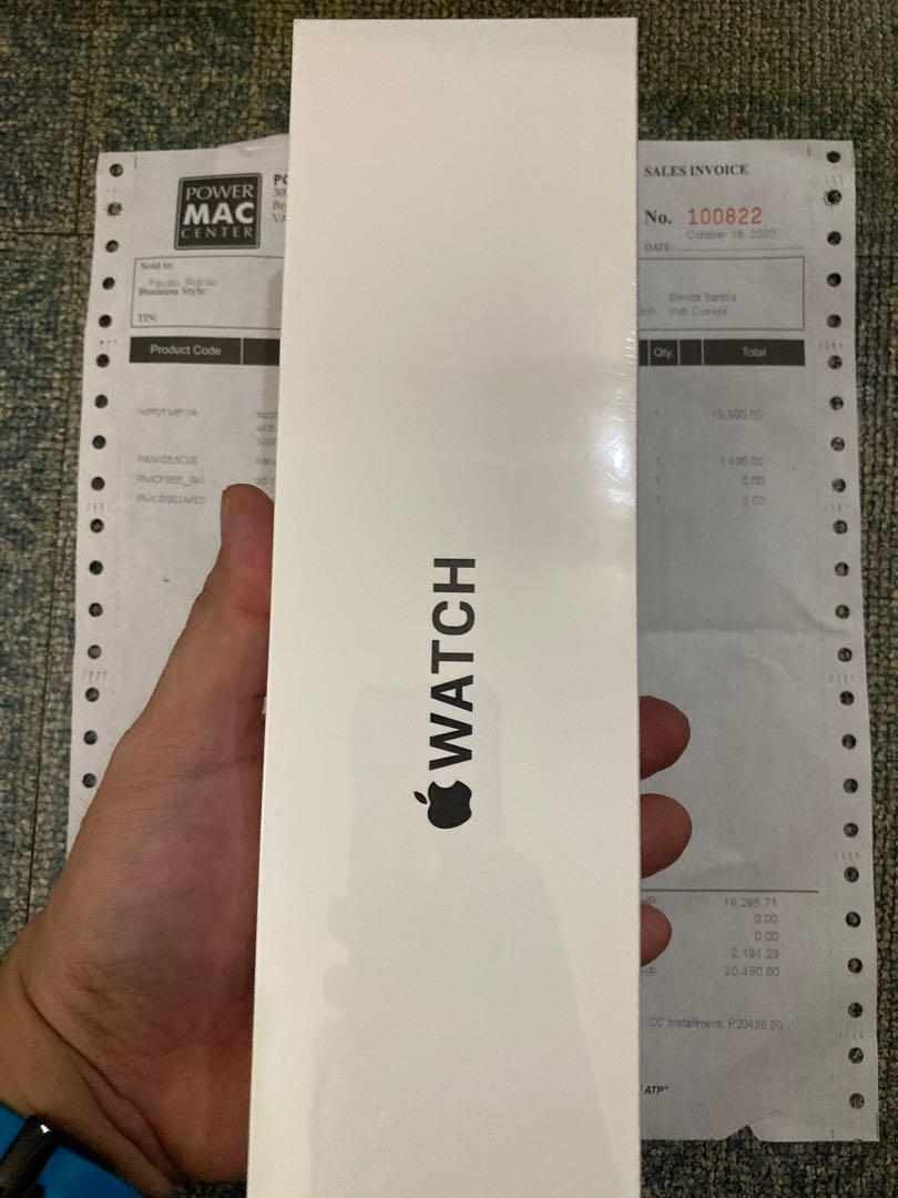 Apple Watch Series 6 SE 44mm (Category: Portable Audio Accessories) located in Caloocan City. Submitted by applekid1973 (Listing ID 1042968839, Image 1). Description: Apple watch seies 6 44mm Color is space gray Brand new and sealed Complete with receipt from powermac Mitup in sm north or trinoma Please text me for faster transaction .