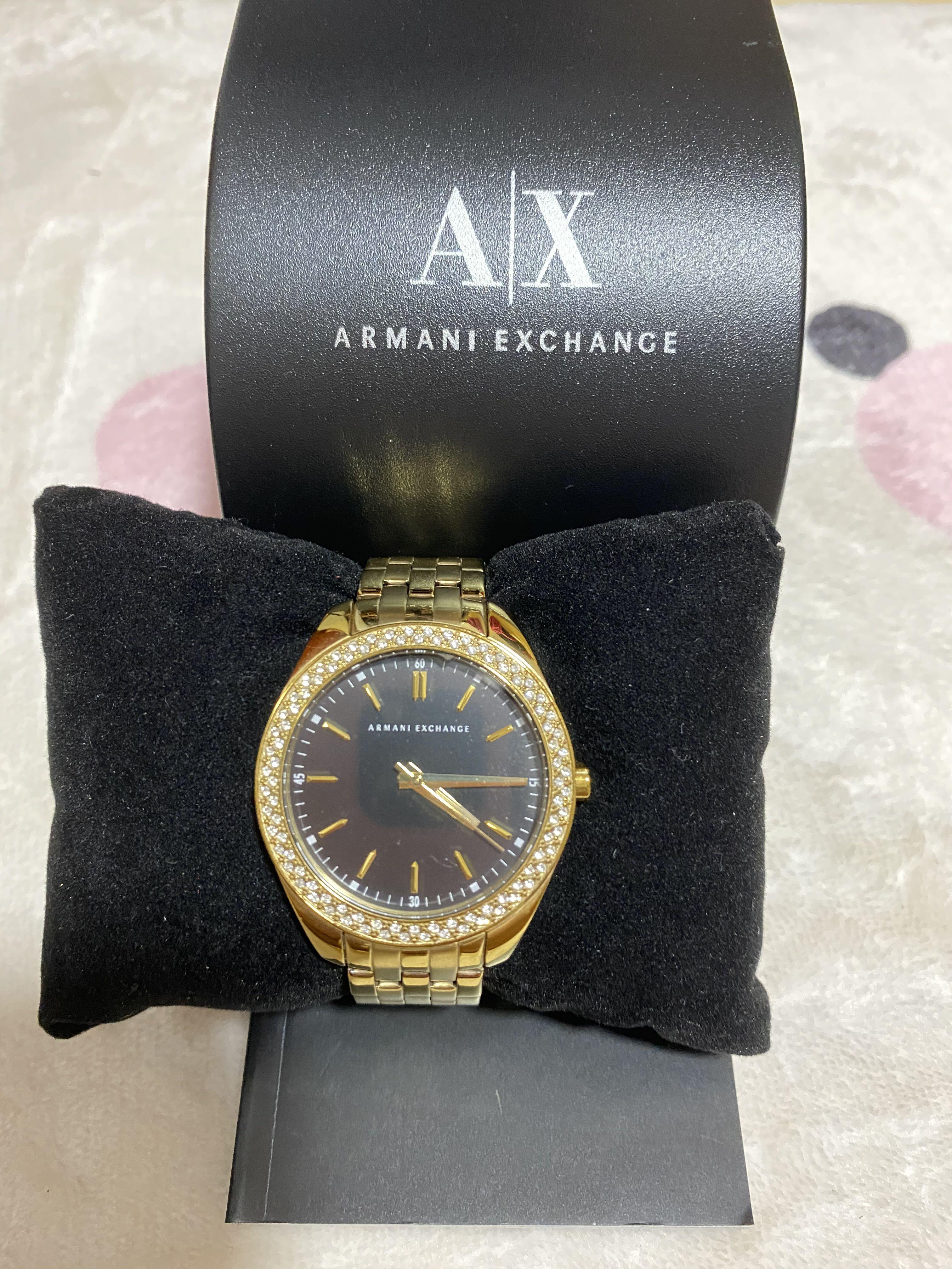 armani crystal watch