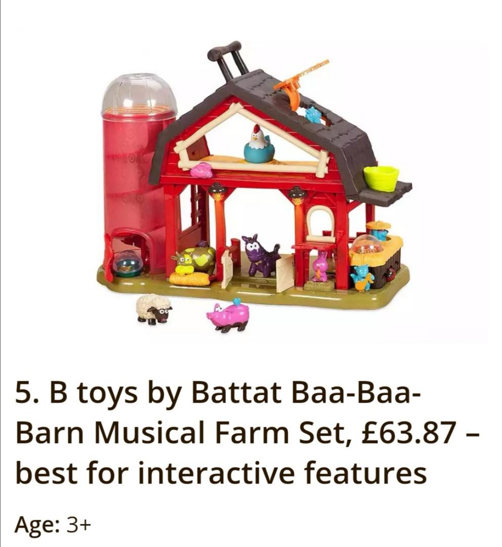 B. Toy Battat Baa Baa Barn Musical Farm Set