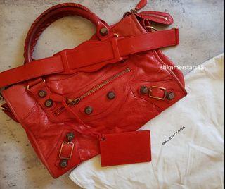 Balenciaga Classic City Agneau Leather, Rose Gold Giant hardware hand bag, 100% authentic, RRP$2890