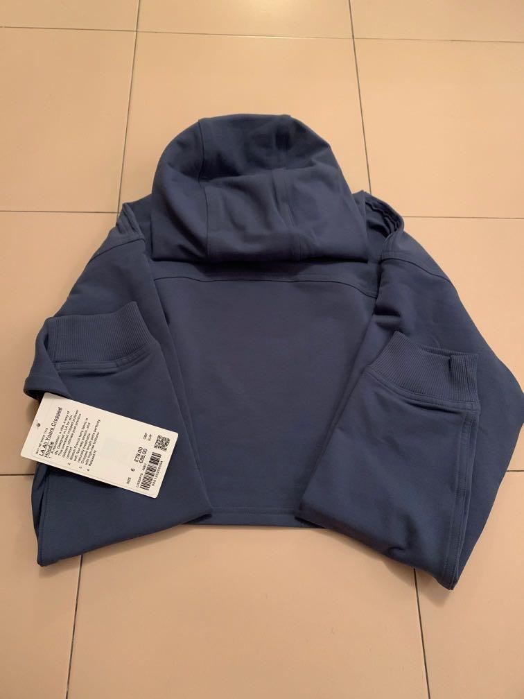 NWT LULULEMON ALL Yours Cropped Hoodie - Iced Iris - Size 4, 8, or