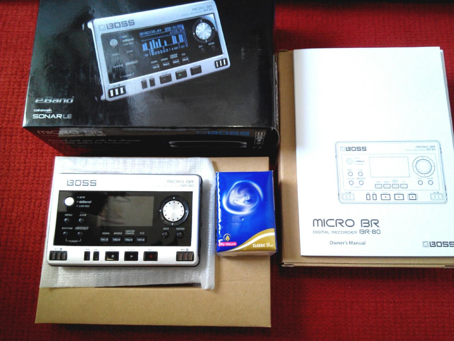 Boss Micro Br Br 80 Digital Recorder 掌上型多軌數位錄音機多谷同步 手快者得 音樂樂器 配件 音樂樂器 Carousell
