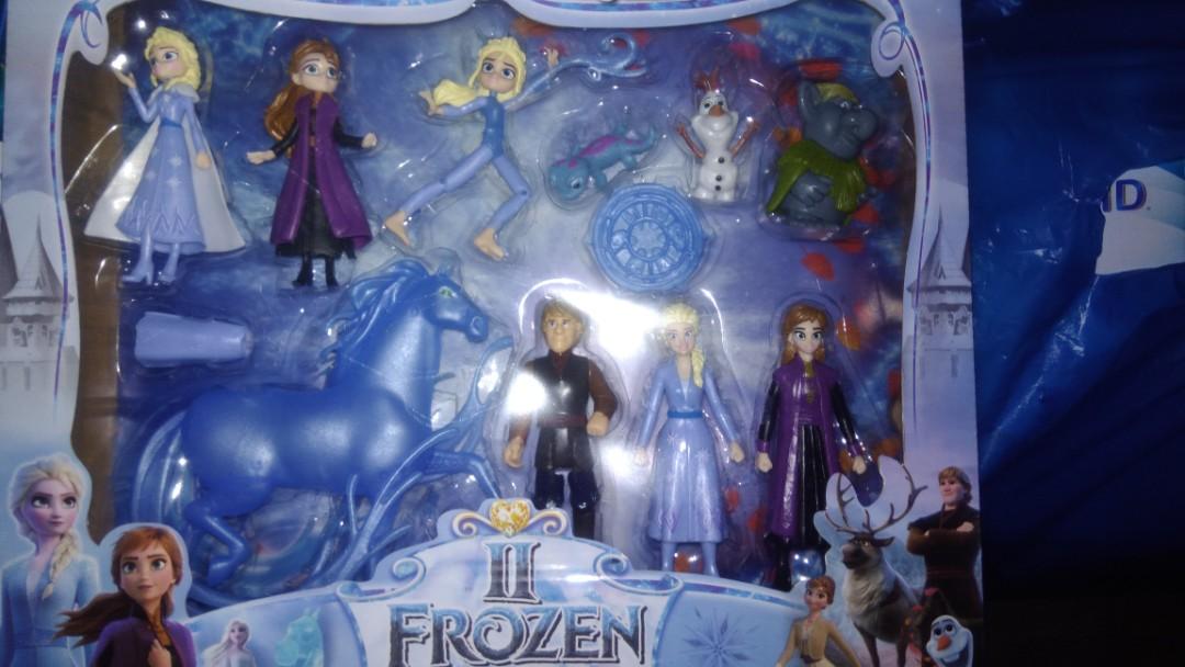 frozen character toy set