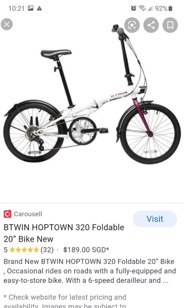 Btwin hoptown 320 price on sale