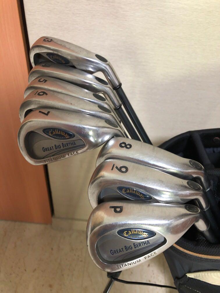 Callaway Golf Great Big Bertha Titanium Face iron (3PW), Sports