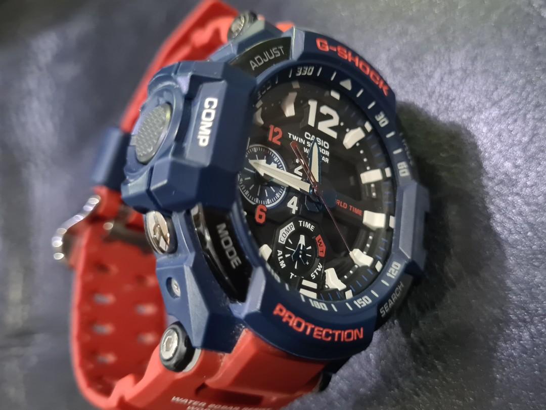 Casio G Shock Gravitymaster Ga 1100 2a Fesyen Pria Jam Tangan Di Carousell