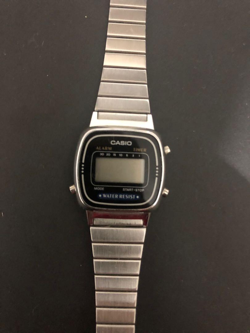 Casio edifice stainless online steel back water resistant