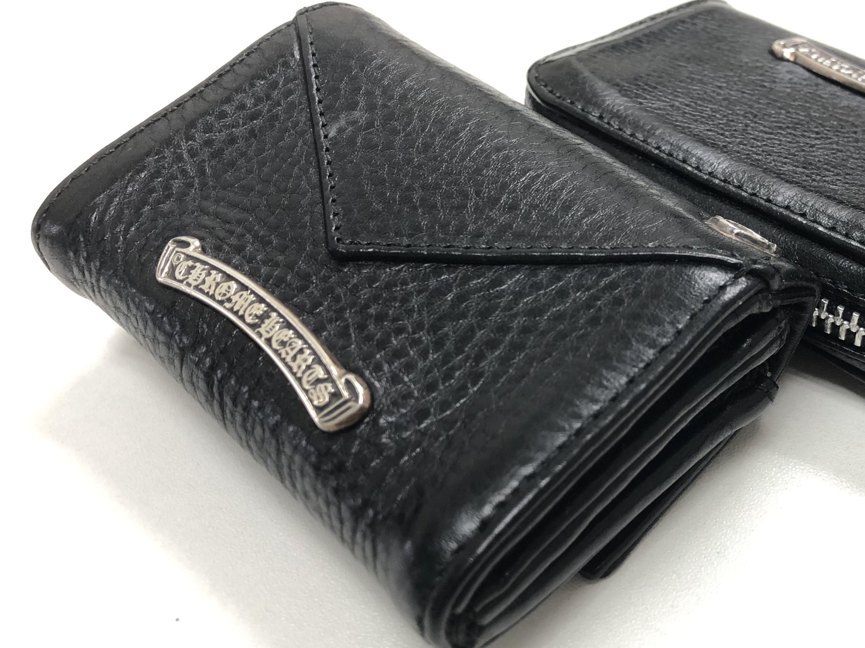 Chrome Hearts Wallet Tiny CH Plus, 名牌, 手袋及銀包- Carousell