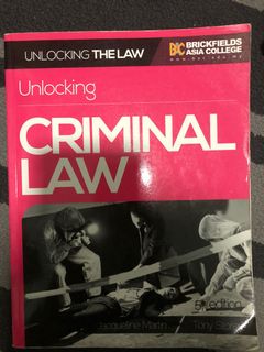 Alman Criminal Law In Malaysia Textbooks On Carousell