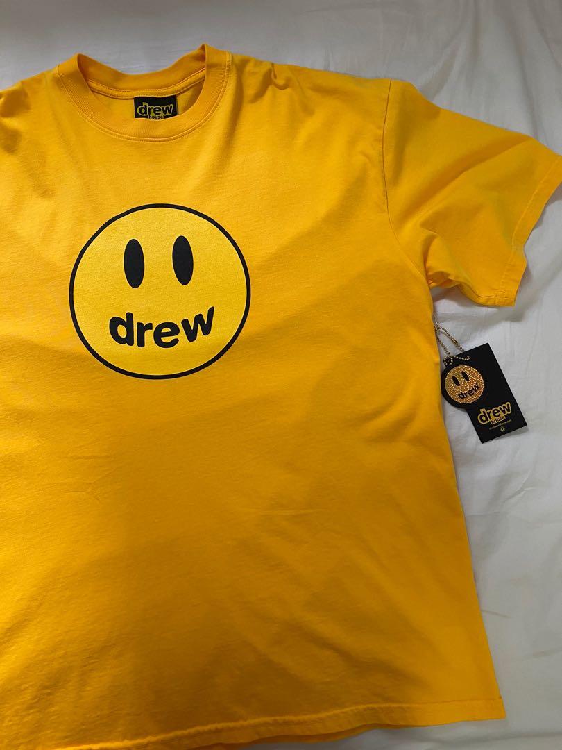 DREW HOUSE GOLDEN L YELLOW S TEE MOSCOT