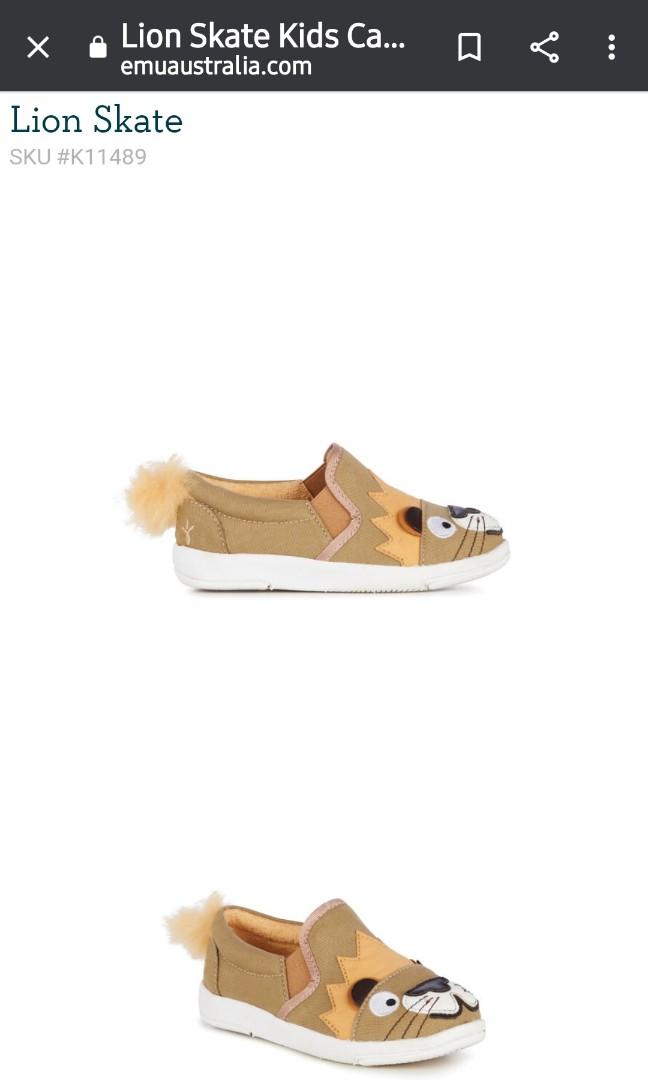emu slippers kids