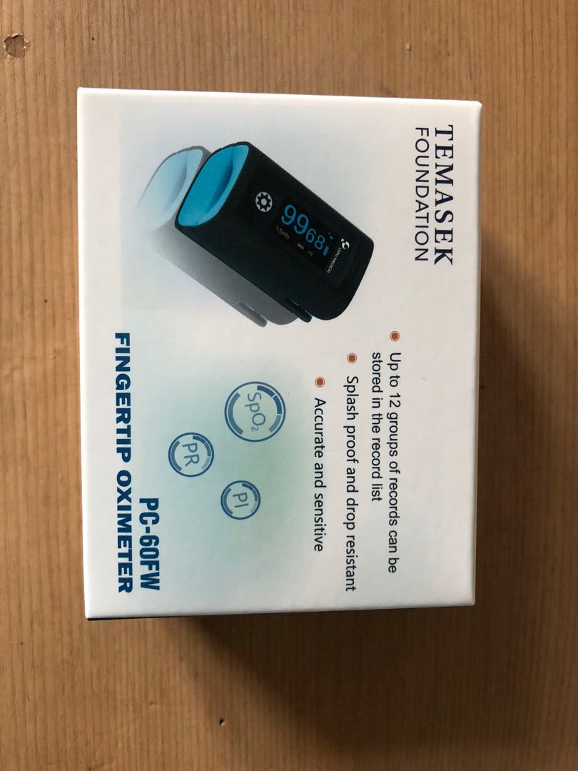 Finger Oximeter Pc 60fw By Temasek Foundation Furniture Home Living Home Improvement Organisation Home Improvement Tools Accessories On Carousell