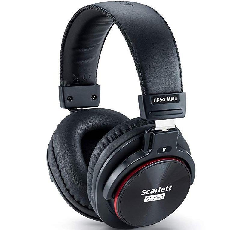 Focusrite Scarlett: HP60 MkIII studio headphones, 興趣及遊戲, 音樂、樂器 配件, 樂器配件-  Carousell
