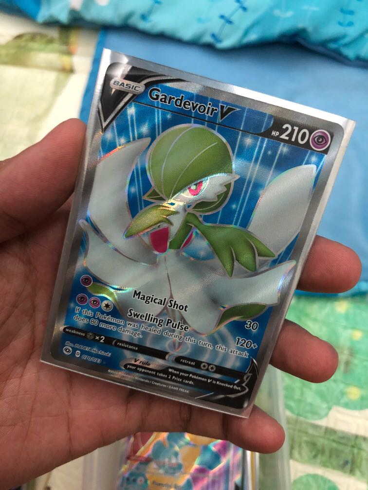 Gardevoir V Full Art Champion S Path Pokemon Card Toys Games Board Games Cards On Carousell Buy and sell gardevoir v (cpa 16) singles in europe's largest online marketplace for pokemon. gardevoir v full art champion s path pokemon card